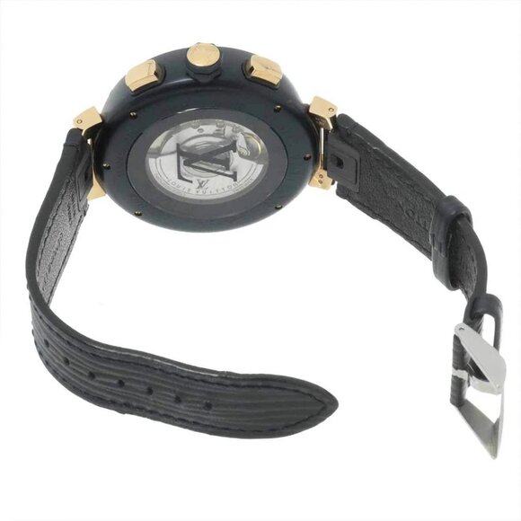 LOUIS VUITTON Tambour QA090 Automatic Chronograph Mens Watch 90250217 - Picture 2 of 8